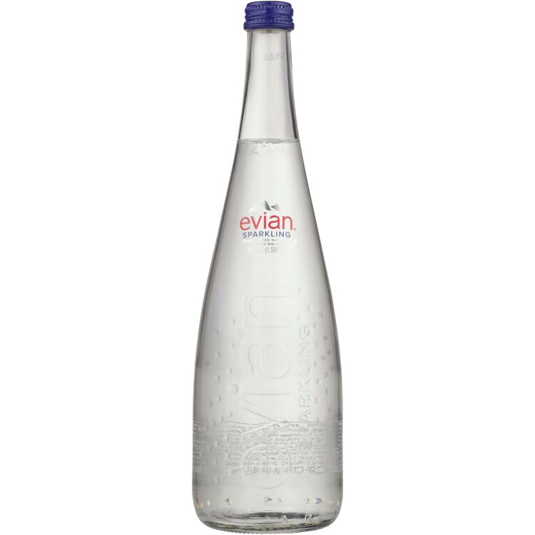 Evian Sparkling Water - 750ML - Front