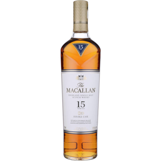 The Macallan Single Malt Scotch Double Cask 15 Yr 86 - 750ML - Front