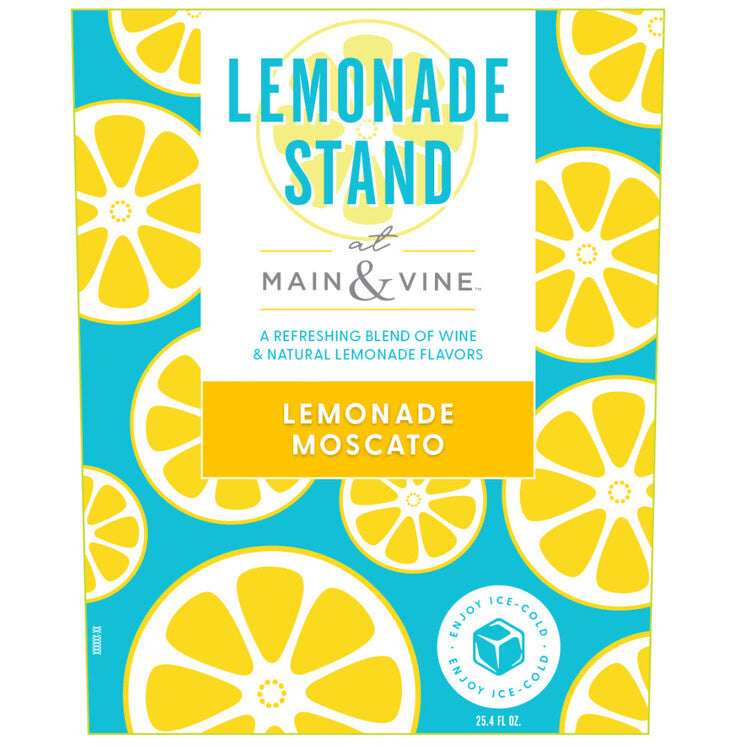 Lemonade Stand Lemonade Moscato - 750ML - Front Label