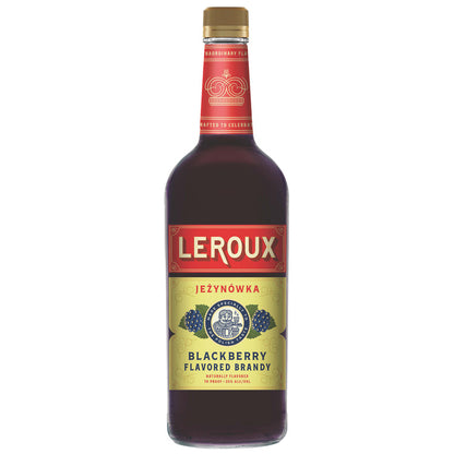 Leroux Blackberry Flavored Brandy Polish Style 70 - 1.0L - Front