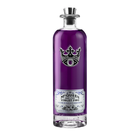 Mcqueen And The Violet Fog Ultra Violet Hibiscus Berry Flavored Gin 80 - 750ML - Front
