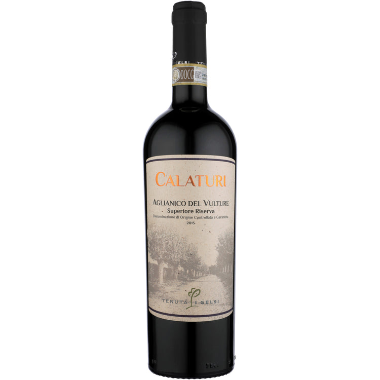Tenuta I Gelsi Aglianico Del Vulture Superiore Calaturi Riserva 2015 - 750ML - Front