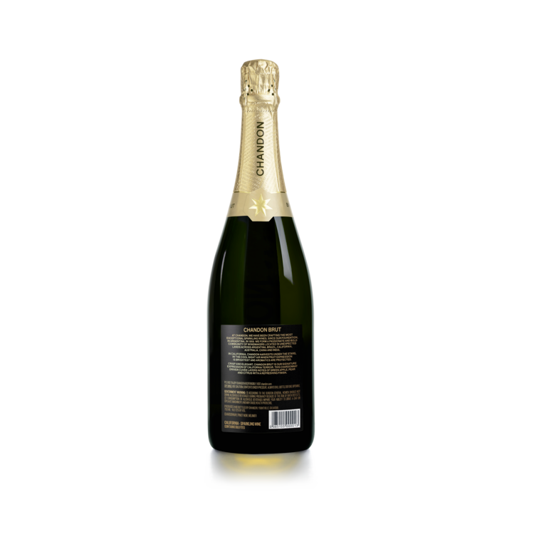 Chandon Brut California - 750ML - Back