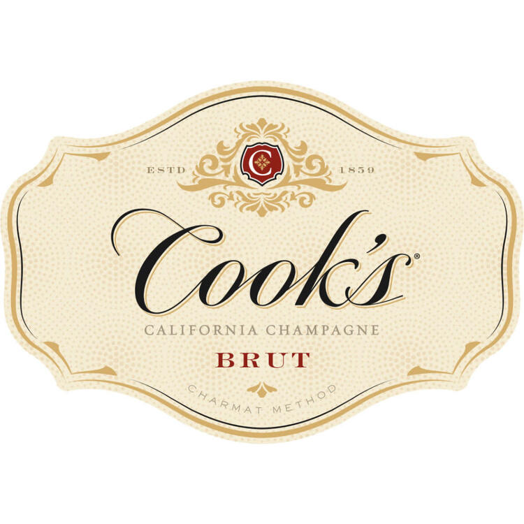 Cook's Brut Champagne California - 1.5L - Front Label