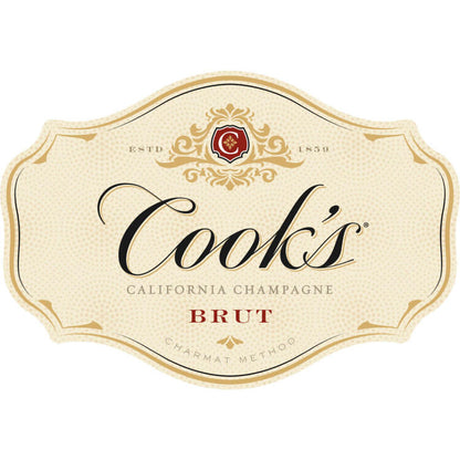 Cook's Brut Champagne California - 1.5L - Front Label