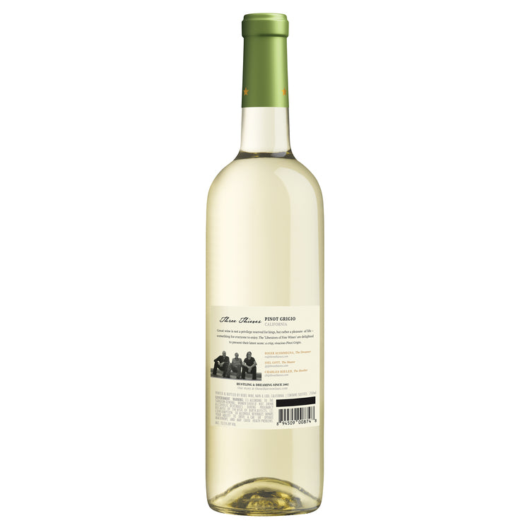 Three Thieves Pinot Grigio California - 750ML - Back