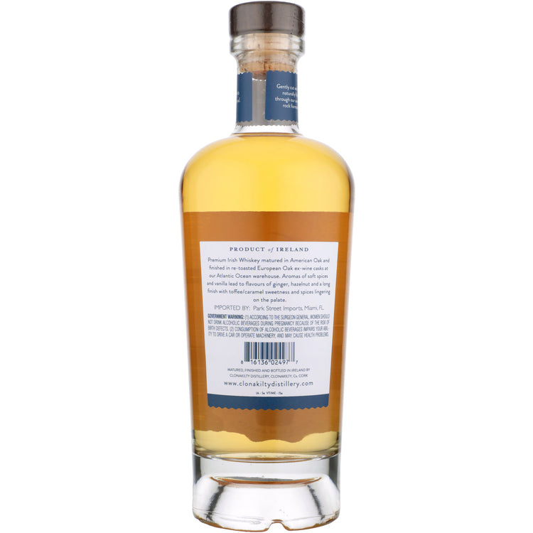 Clonakilty Blended Irish Whiskey Double Oak Finish Single Batch 87.2 - 750ML - Back