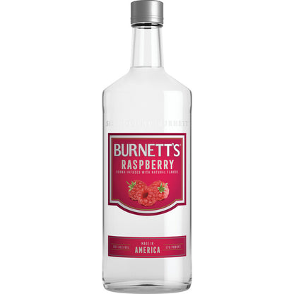 Burnett's Raspberry Flavored Vodka 60 - 1.0L - Front