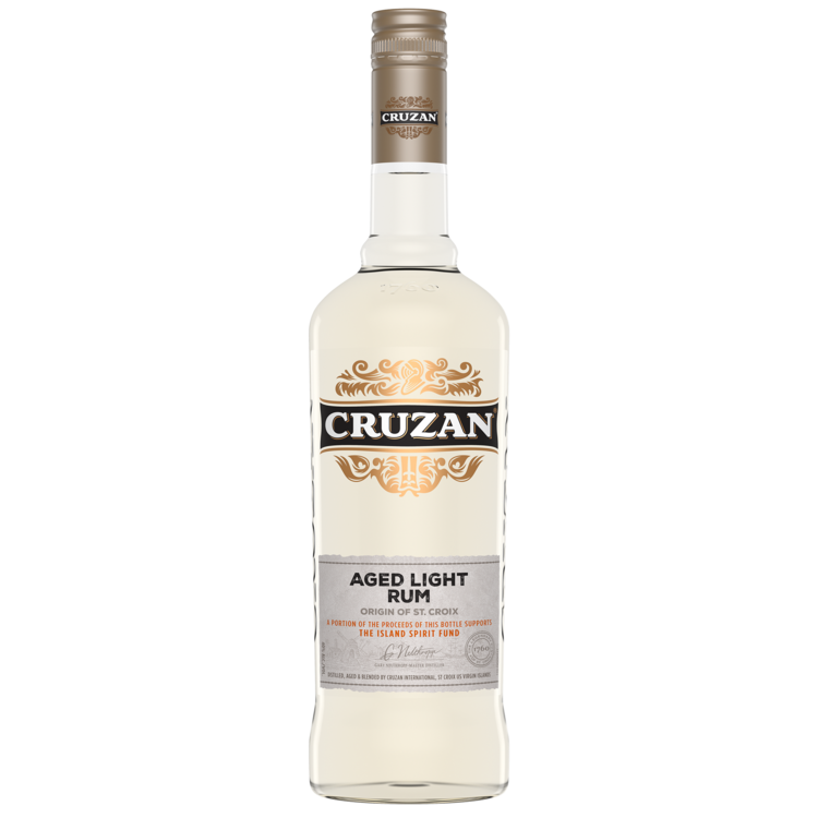 Cruzan Light Rum Aged 80 - 750ML - Front