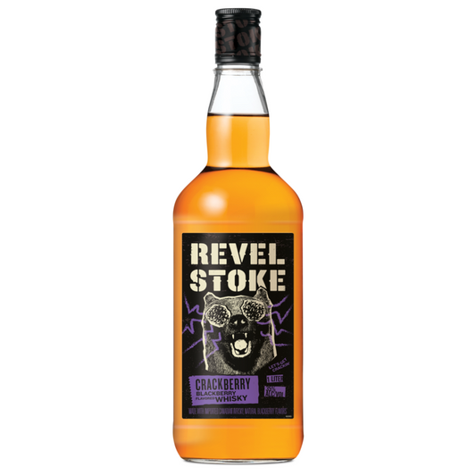 Revel Stoke Blackberry Flavored Whiskey Crackberry 70 - 1.0L - Front