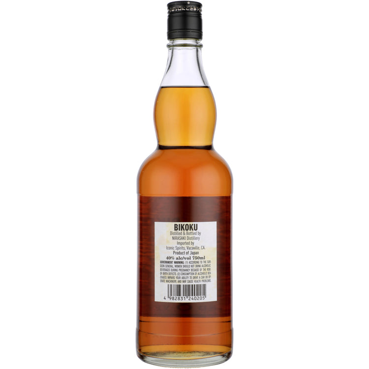Bikoku Single Malt Whisky 8 Yr 80 - 750ML - Back