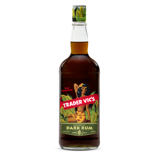 Trader Vic's Dark Rum 80 - 1.0L - Front