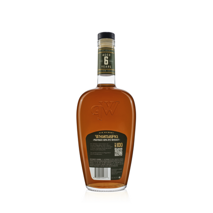 Whistlepig Rye Whiskey Piggyback In New American Oak Barrels 6 Yr 96.5 - 1.0L - Back