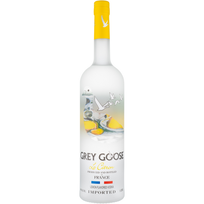 Grey Goose Citrus Flavored Vodka Le Citron 80 - 1.0L - Front