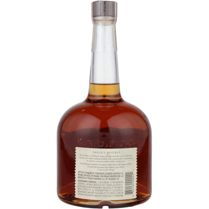 Frigate Reserve Aged Rum 15 Yr 80 - 750ML - Back
