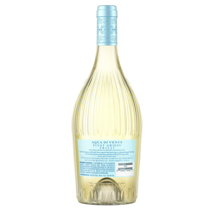 Ruffino Pinot Grigio Aqua Di Venus Friuli - 750ML - Back