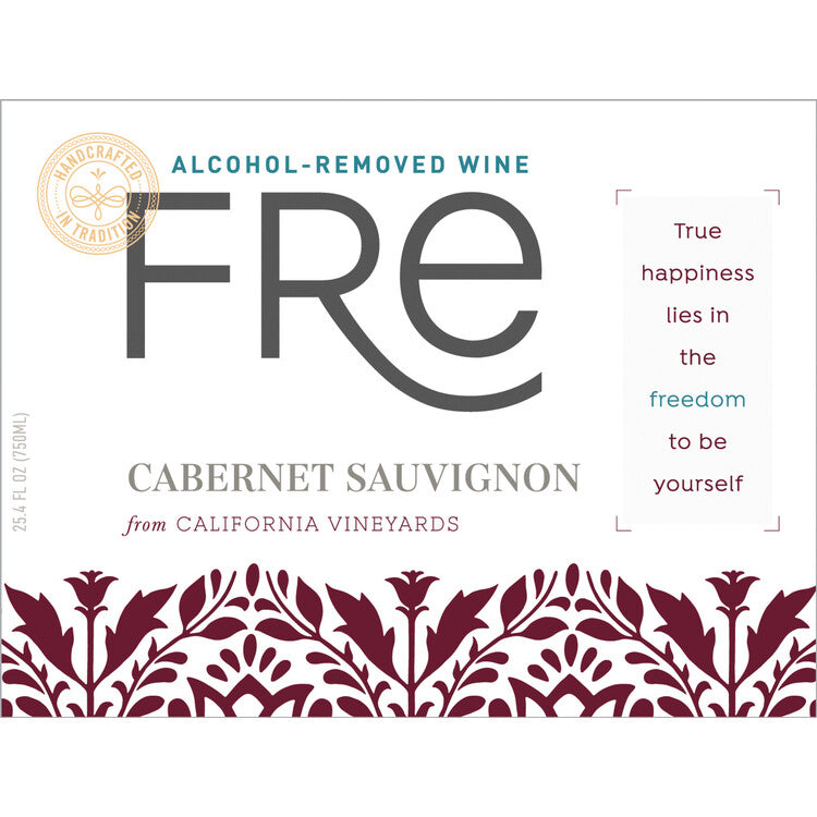 Fre Cabernet Sauvignon Alcohol Removed - 187ML - Front Label