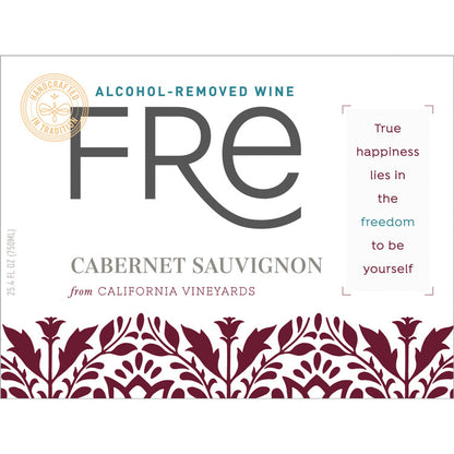 Fre Cabernet Sauvignon Alcohol Removed - 187ML - Front Label