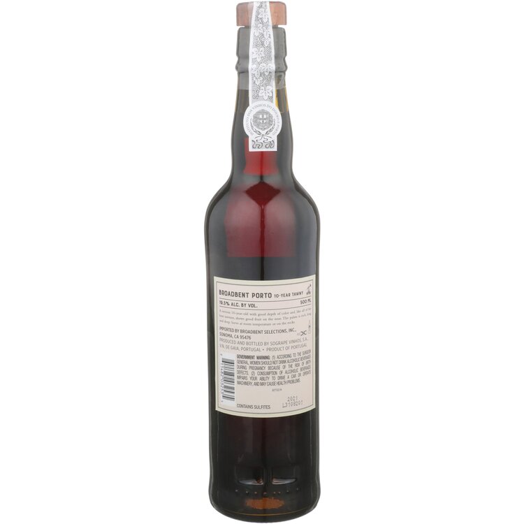Broadbent Porto Tawny 10 Yr Wood Box - 500ML