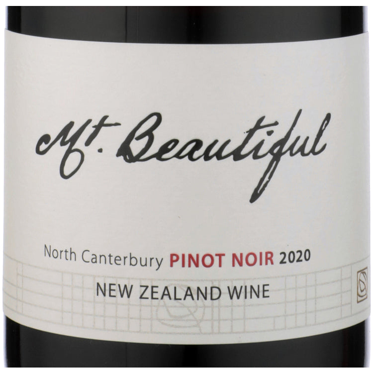 Mt. Beautiful Pinot Noir North Canterbury 2020 - 750ML - Front Label