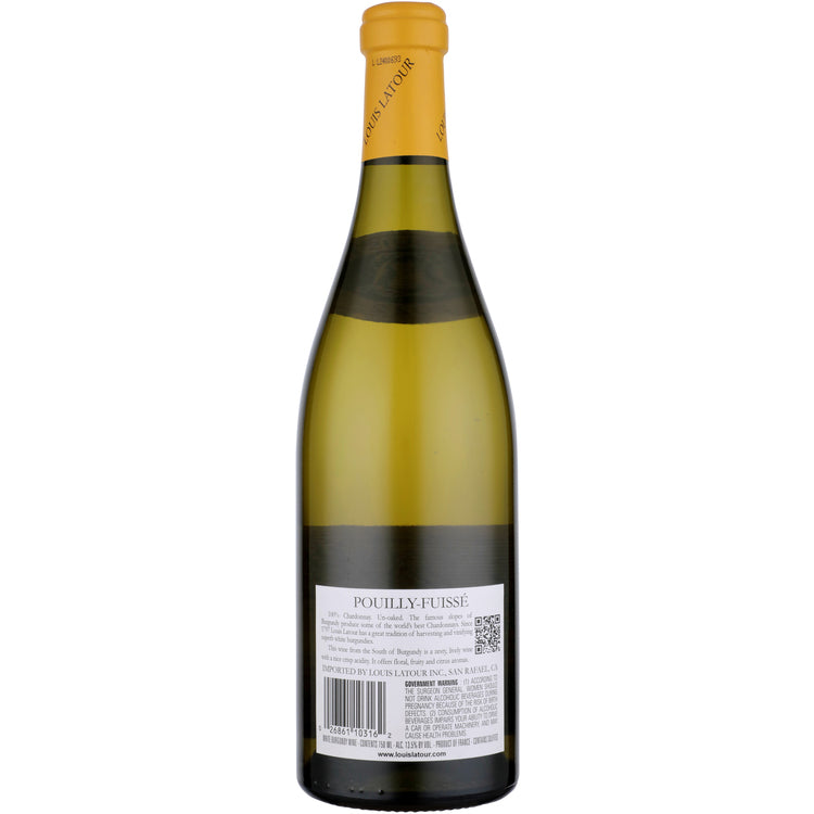 Louis Latour Pouilly Fuisse Premier Cru 2022 - 750ML - Back