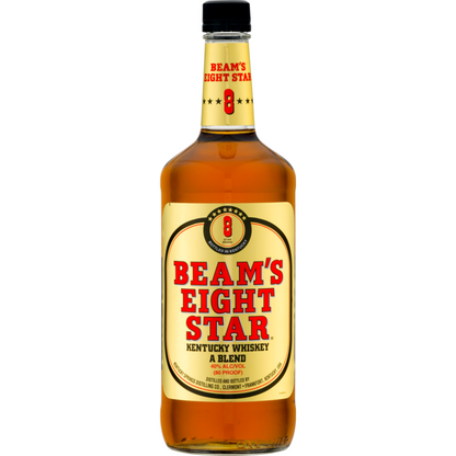 Beam's Eight Star Blended American Whiskey 80 - 1.0L - Front