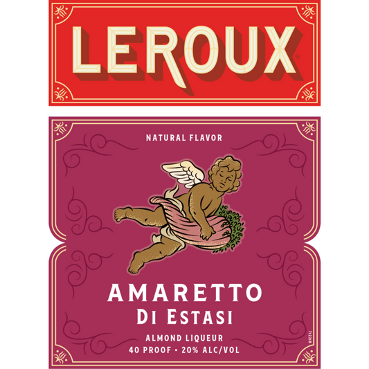 Leroux Amaretto Di Estasti 40 - 1.0L - Front Label