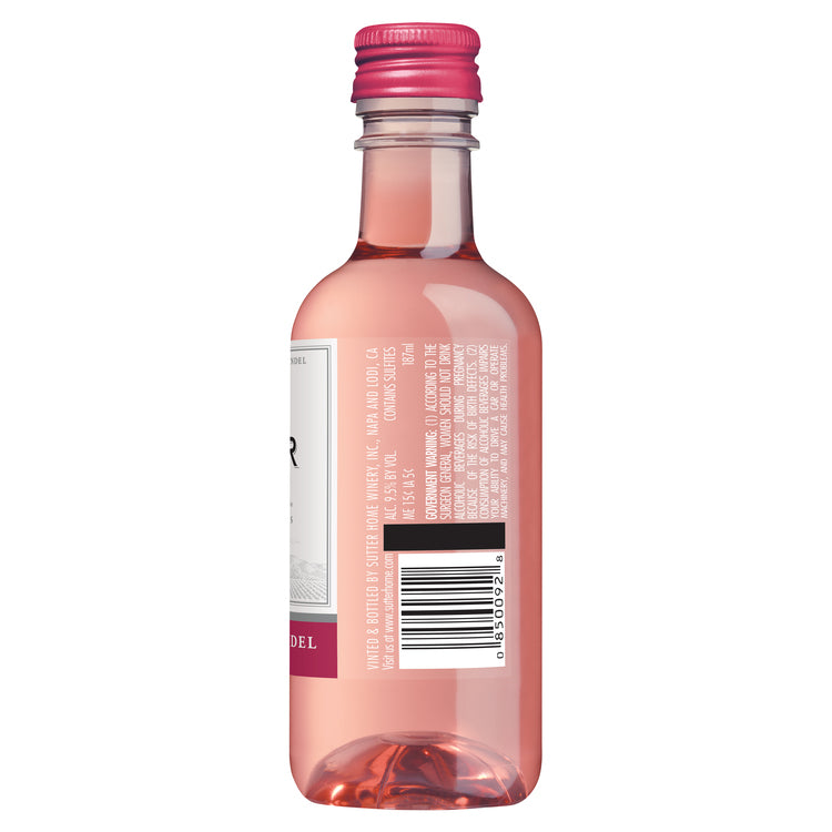 Sutter Home Zinfandel White Zinfandel California - 187ML - Back