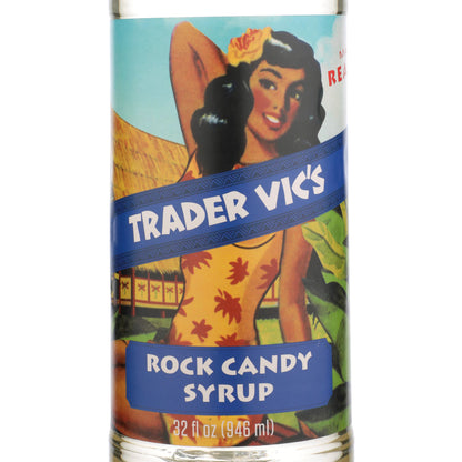 Trader Vic's Rock Candy Syrup - 32 Z - Front Label