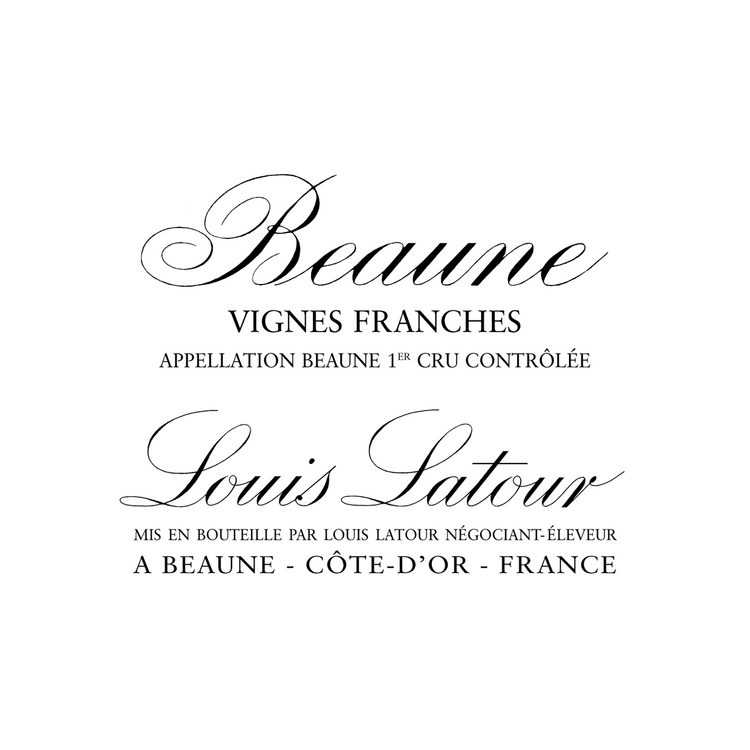 Louis Latour Beaune Rouge Les Vignes Franches Premier Cru 2020 - 750ML - Front Label