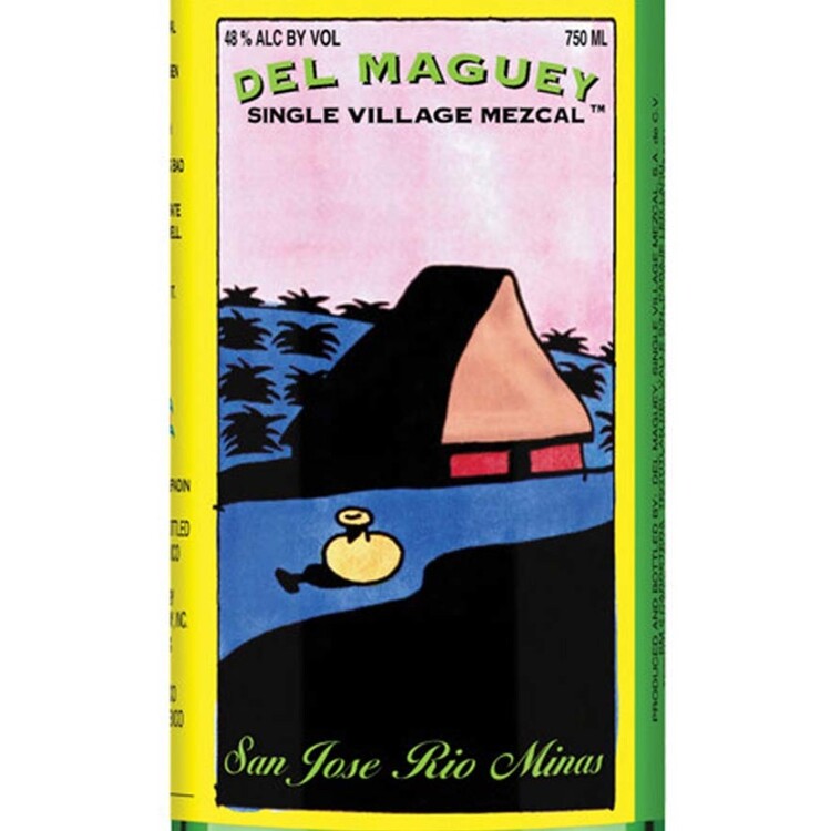 Del Maguey Mezcal Single Village San Jose Rio Minas 100 - 750ML - Front Label