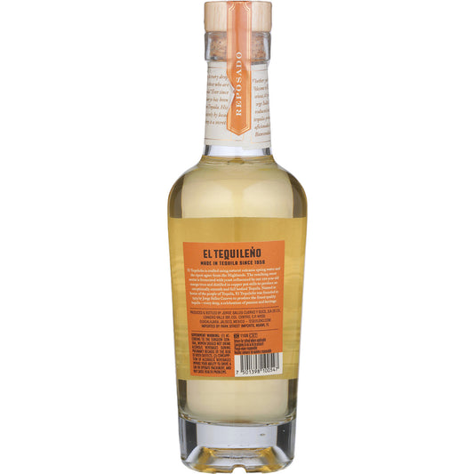 El Tequileno Tequila Reposado Gran Reserva 80 - 375ML - Back