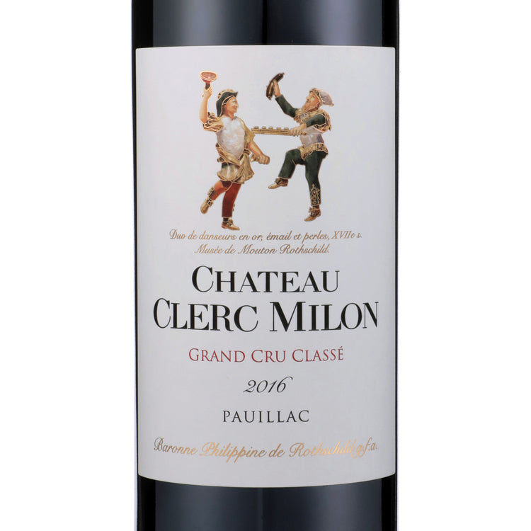 Chateau Clerc Milon Pauillac 2016 Wood Box - 750ML - Front Label