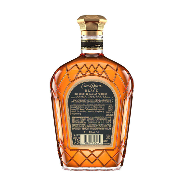 Crown Royal Canadian Whisky Black 90 - 1.0L