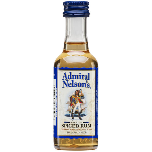 Admiral Nelson's Spiced Rum 70 - 50ML - Front