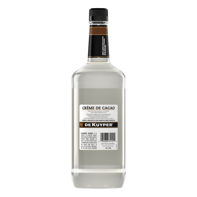 Dekuyper Creme De Cacao White 48 - 1.0L - Back