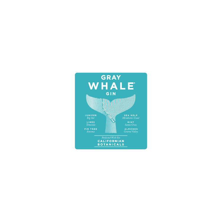 Gray Whale Dry Gin 86 - 750ML - Front Label
