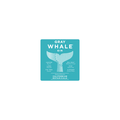 Gray Whale Dry Gin 86 - 750ML - Front Label