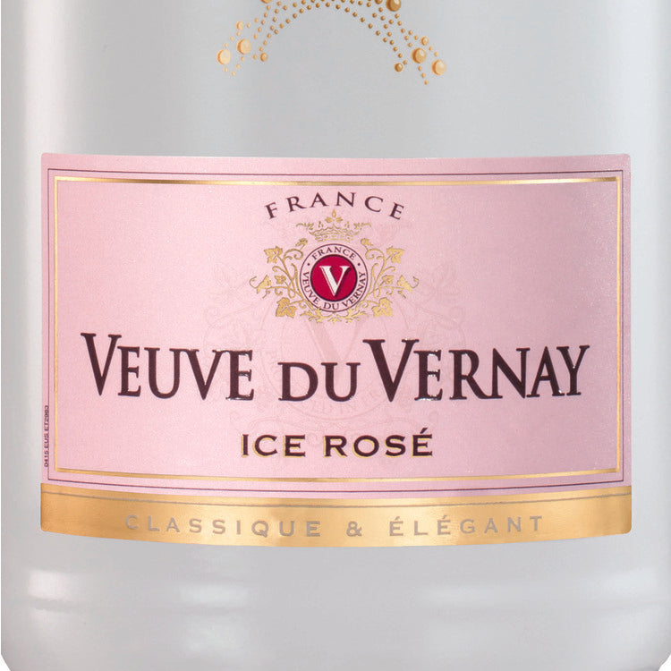 Veuve Du Vernay Demi Sec Rose Ice France - 750ML - Front Label