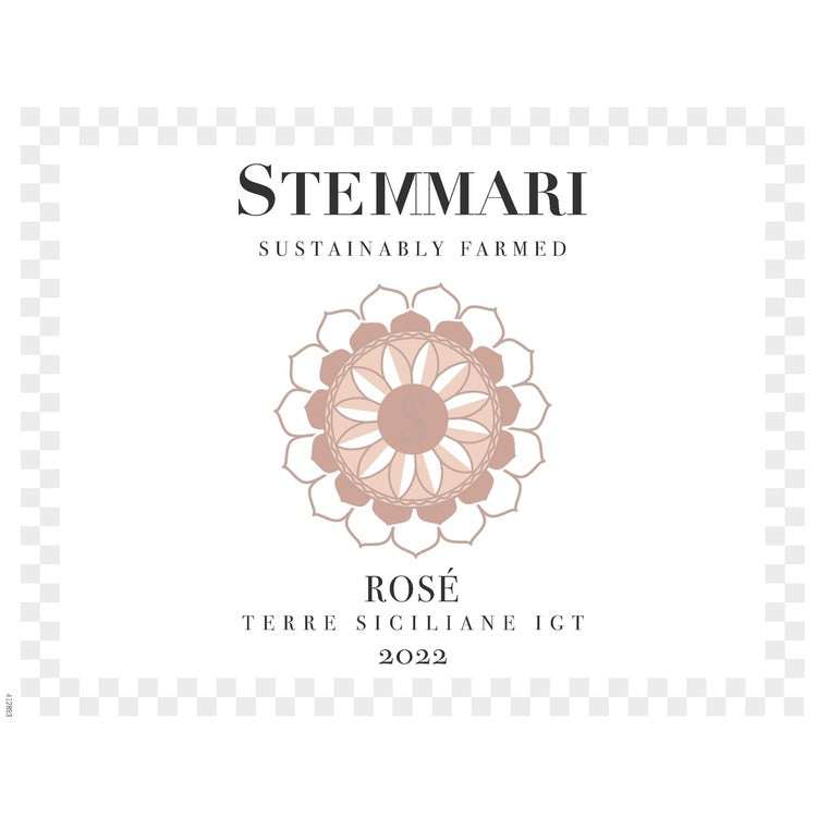 Stemmari Vino Rosato Terre Siciliane - 750ML - Front Label