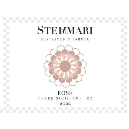 Stemmari Vino Rosato Terre Siciliane - 750ML - Front Label