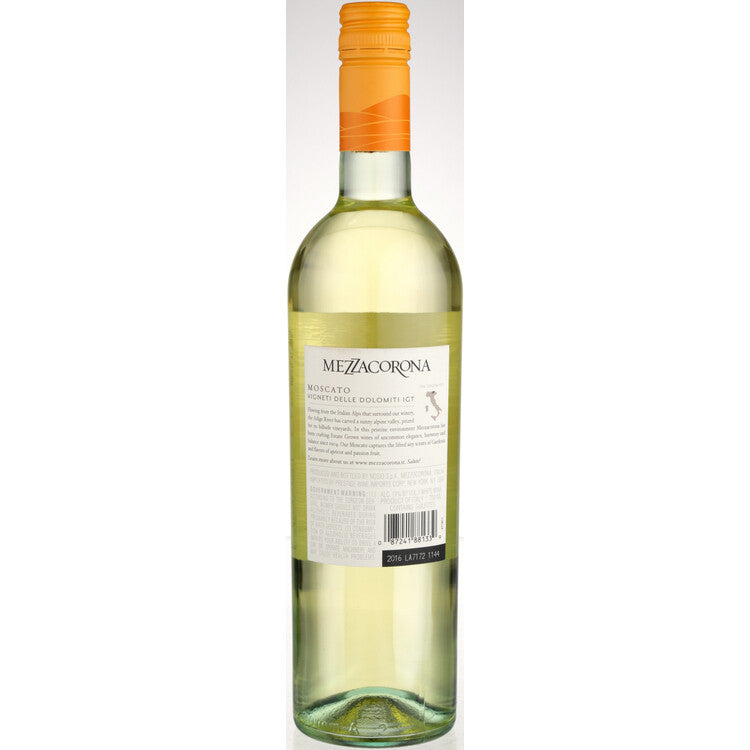 Mezzacorona Moscato Vigneti Delle Dolomiti - 750ML - Back