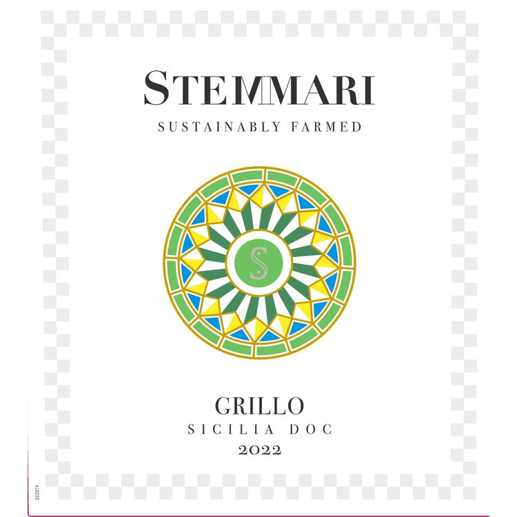 Stemmari Grillo Sicilia - 750ML - Front Label