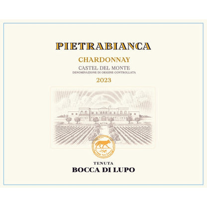 Tenuta Bocca Di Lupo Chardonnay Pietrabianca Castel Del Monte 2022 - 750ML