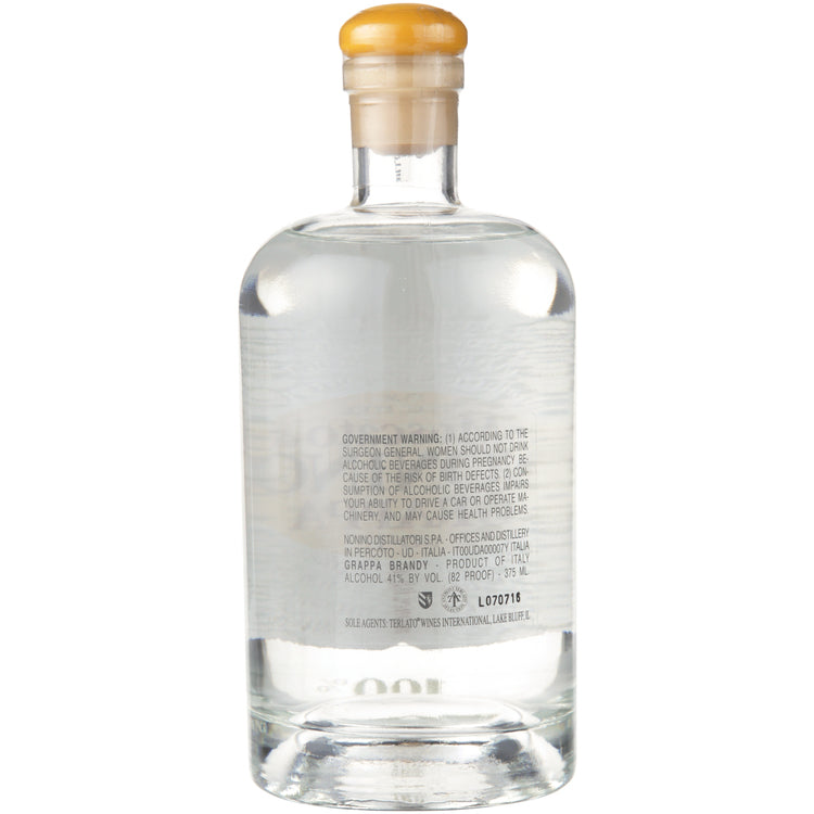 Nonino Grappa A Moscato Di Nonino Monovitigno 82 - 375ML - Back