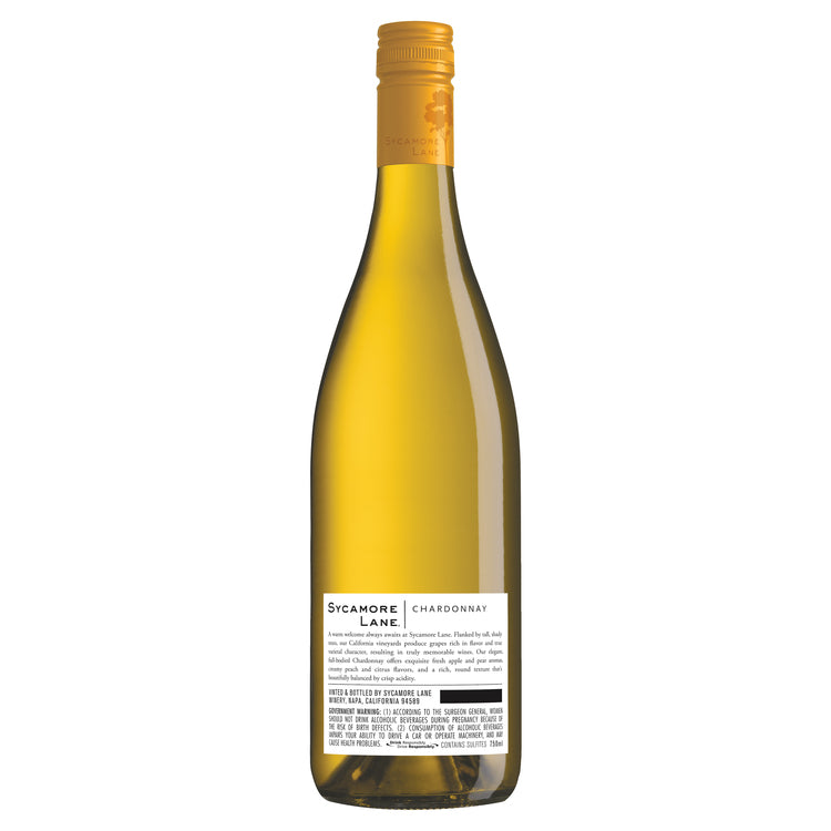 Sycamore Lane Chardonnay California - 750ML - Back
