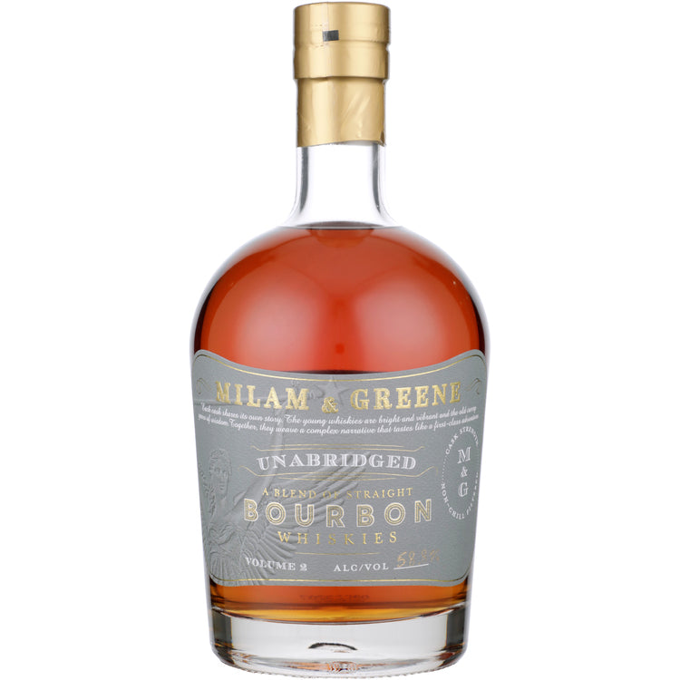 Milam & Greene Blended Bourbon Unabridged Volume 2 117.6 - 750ML - Front