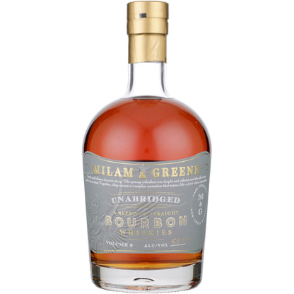 Milam & Greene Blended Bourbon Unabridged Volume 2 117.6 - 750ML - Front