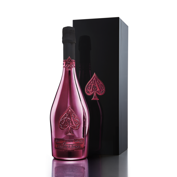 Armand De Brignac Champagne Brut Demi Sec W/ Wooden Gift Box - 750ML