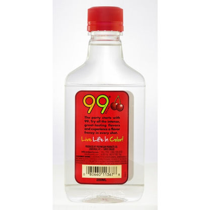 99 Brand Black Cherry Schnapps 99 - 200ML - Back